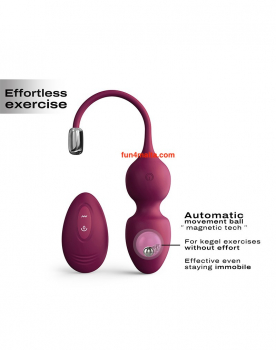 Dorcel - Love Balls - Vibrating Kegel Balls with Remote Control,plum (purple)